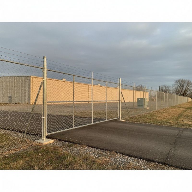 Industrial Fence Installation detail